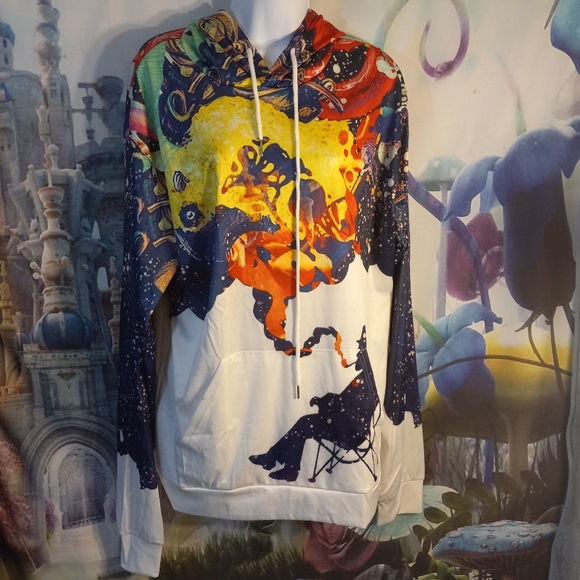 Smoking your troubles away hoodie - Picture 4 of 11